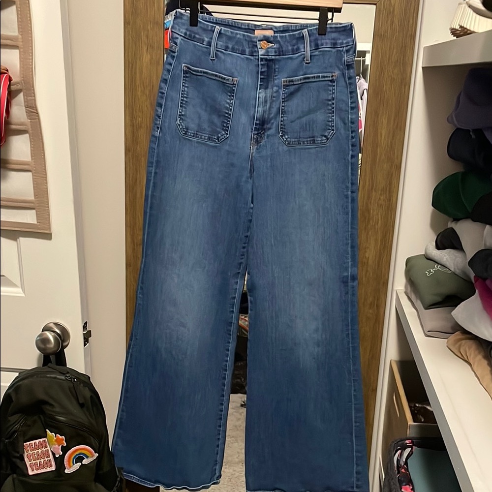 MOTHER hustler roller patch pocket jeans sz 30